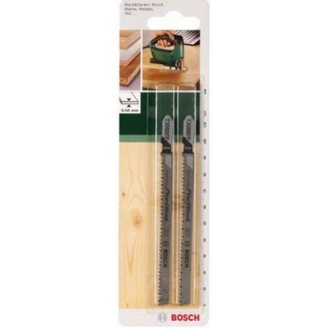 Bosch 2609256C59 - Set di 2 lame per seghetto alternativo T308BFP