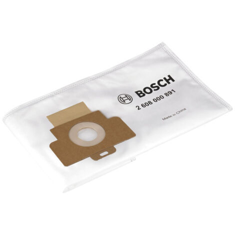 BOSCH 3 SACS EN NON-TISSÉ PRO (POUR ASPIRATEUR GAS 400 A ET GAS 12-40 MA, ACCESSOIRES PROFESSIONNELS) 2608000891