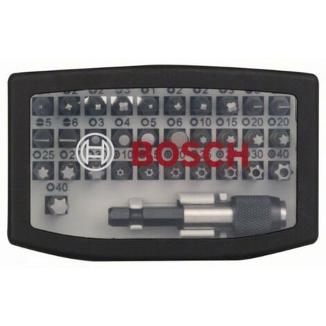 BOSCH 32-teiliges Set - Schrauberbits + Bithalter 1/4 - 2607017319