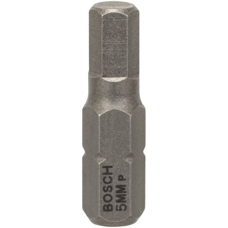 Bosch 3x Schrauberbit Extra-Hart, HEX 5, 25 mm - 2607001726