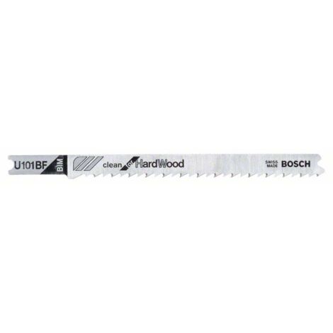 Bosch 3x Stichsägeblatt U 101 BF Clean for Hard Wood - 2608636236