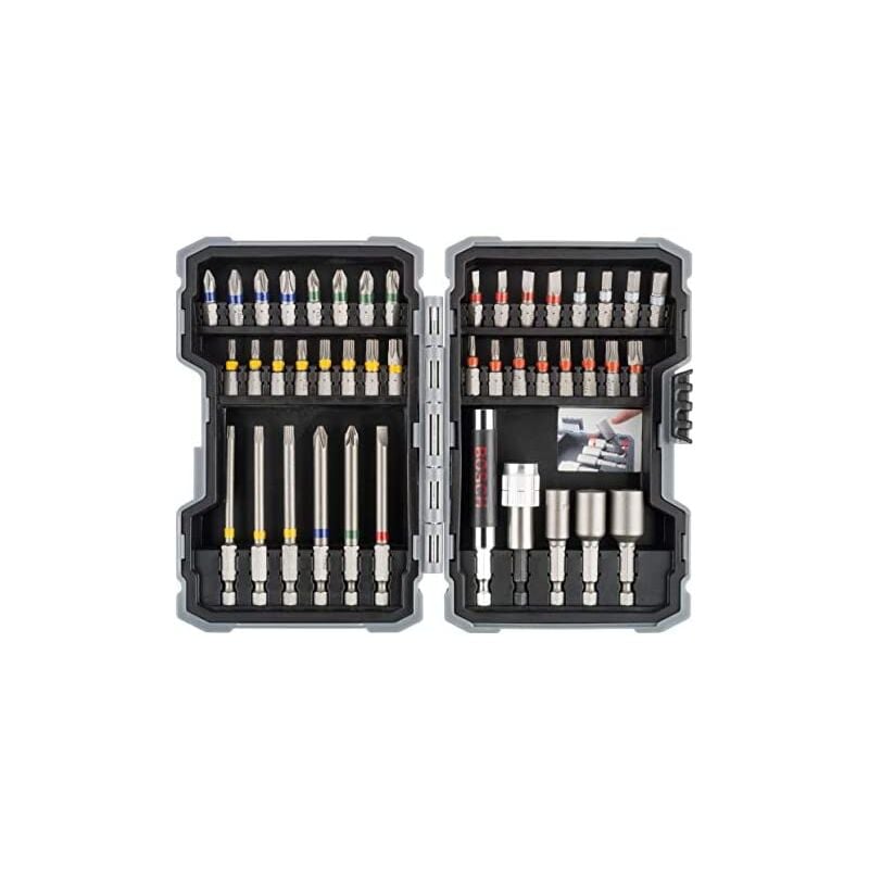 Professional Set de 43 punte e chiavi per cacciavite de Accessori per trapano a bussola, 14 eu - Bosch