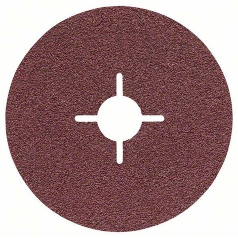 Bosch 50x Fiberschleifscheibe Expert for Metal Korund 115 mm 22 mm 60 - 2608605466