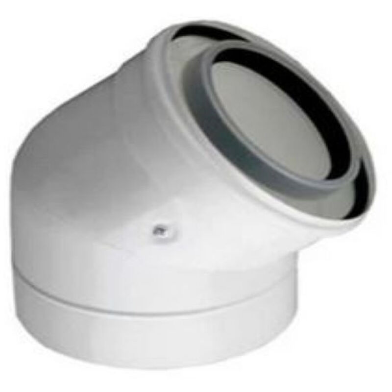 JUNKERS - BOSCH 2curve 45° concentric 60/100 azb 367 codice prod: 7736995071