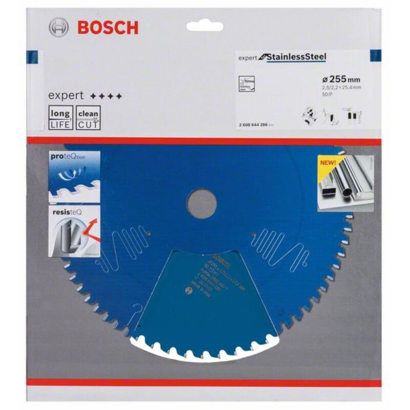 Image of Bosch - Esperto circolare della lama per l'acciaio inossidabile. 255 x 25,4 x 2,5 x 50
