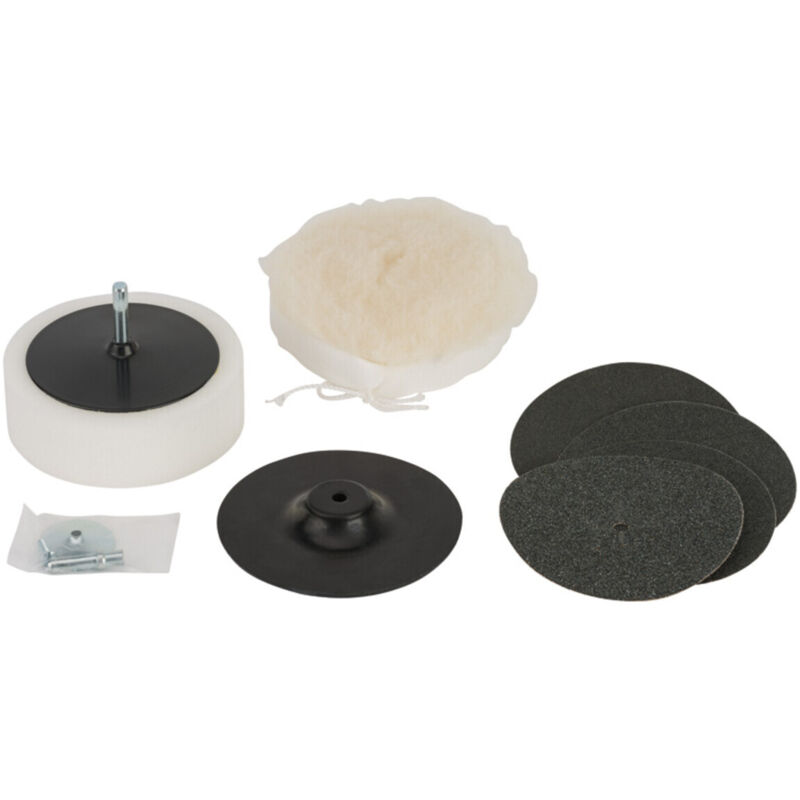 Accessories 0603004101 Polier-Set S24, 8-teilig, für Bohrmaschinen 1 St. - Bosch