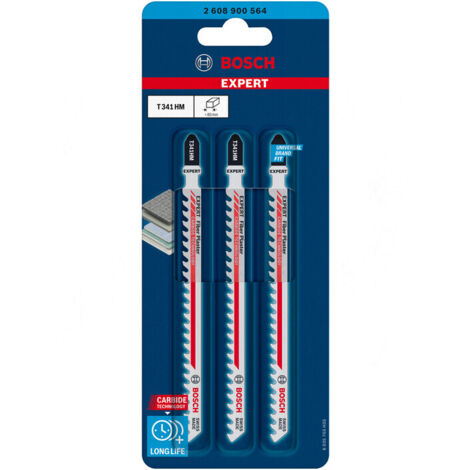 BOSCH-A 3 LAME T 341 HM PER SEGHETTO ALTERNATIVO- 1,0 confezione