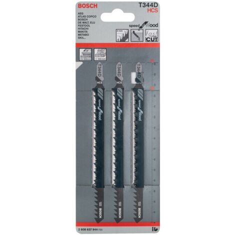 BOSCH-A 3 LAME T 344 D P/SEGHETTO ALTERNATIVO
