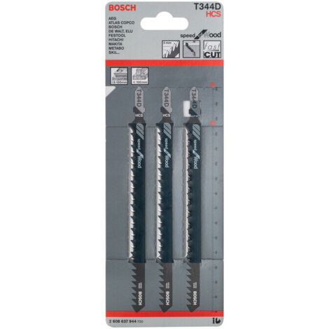 BOSCH-A 3 LAME T 344 D PER SEGHETTO ALTERNATIVO- 1,0 confezione