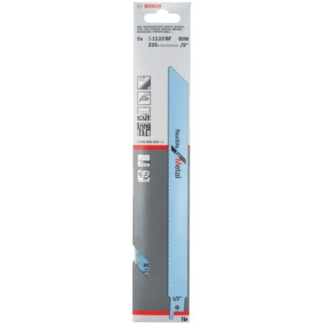 BOSCH-A 5 LAME S1122 BF P/SEGA P/LAMIERA