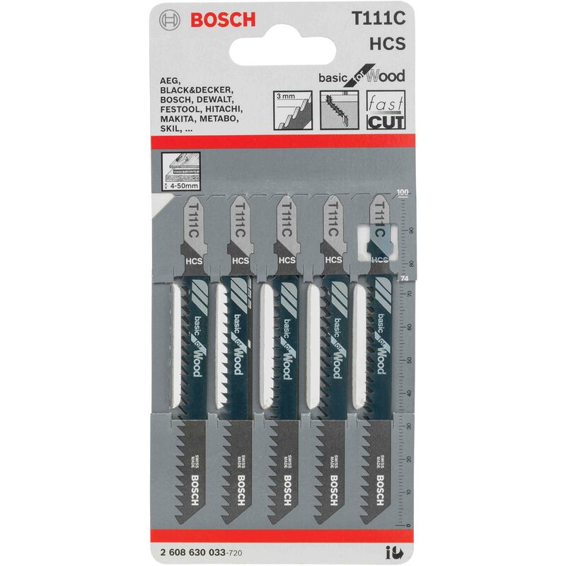 Bosch-a 5 lame t 111 c per seghetto alternativo