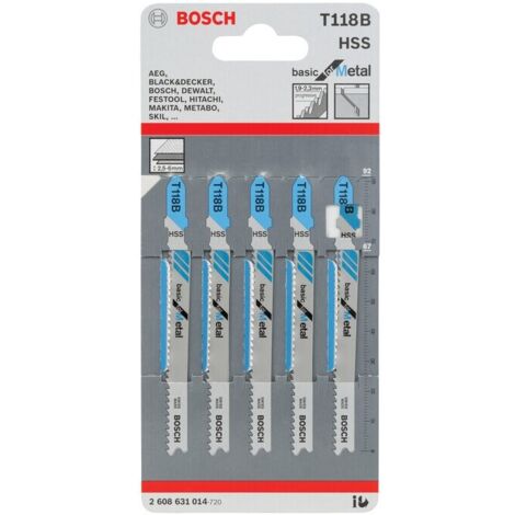 BOSCH-A 5 LAME T 118 B P/SEGHETTO ALTERNATIVO