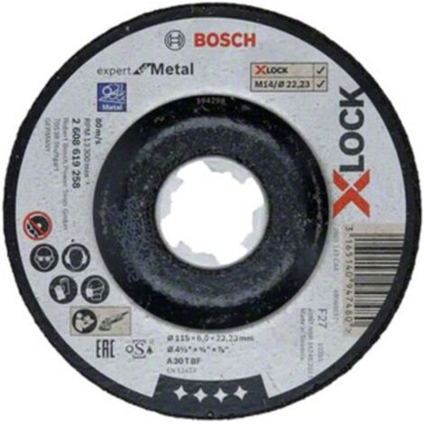 BOSCH-A DISCO P/SBAVARE XLOCK D 115X6,0 MM