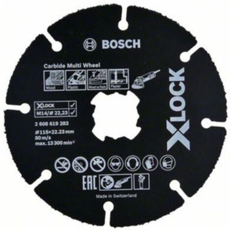 BOSCH-A DISCO UNIVERSALE CARBIDE XLOCK 115 MM