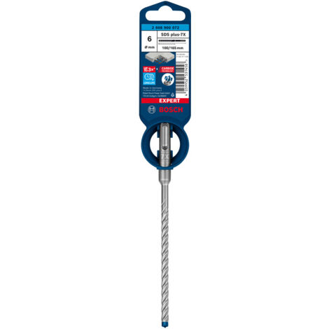BOSCH-A PUNTA SDS PLUS-7X EXPERT 6X100/165 MM- 1,0 pz