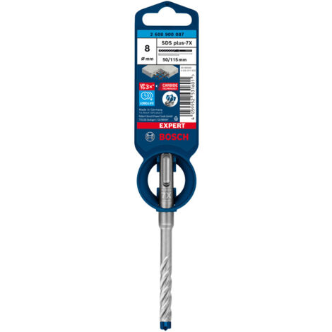 BOSCH-A PUNTA SDS PLUS-7X EXPERT  8X 50/115 MM- 1,0 pz