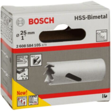 BOSCH-A SEGA A TAZZA BIMETALLICA HSS D 25