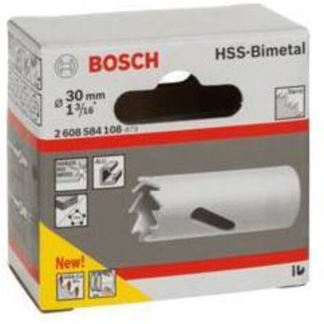 BOSCH-A SEGA A TAZZA BIMETALLICA HSS D 30