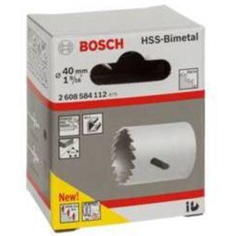 BOSCH-A SEGA A TAZZA BIMETALLICA HSS D 40