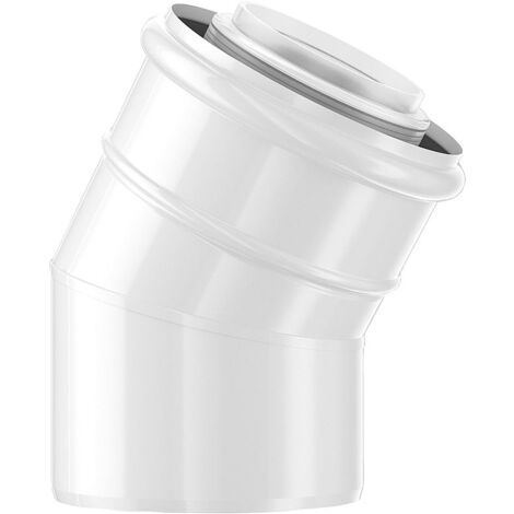 BOSCH Abgaszubehör FC-CE60-30 Luft-/Abgasbogen 30 Grad, d. 60/100mm