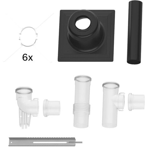 BOSCH Abgaszubehör FC-Set80-C14 3x Grundbausatz C14 3x, starr, d. 80mm