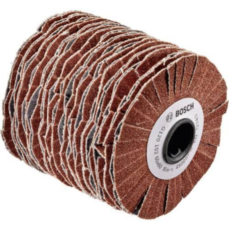 Bosch - abrasif bois pour ponceuse prr 250 es 60 mm G120 rouge