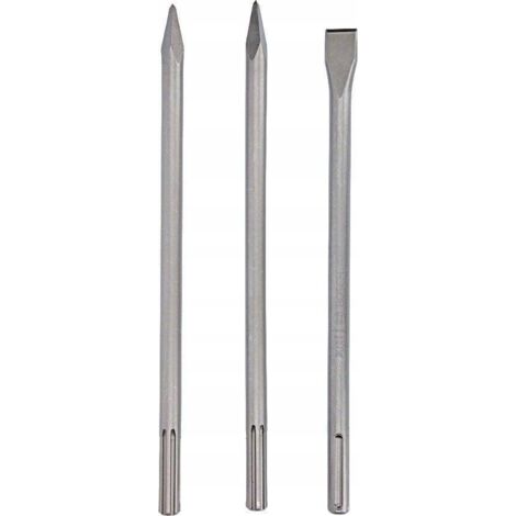 Bosch Accessoires - Set burins SDS Max, 3 pièces 2607017517