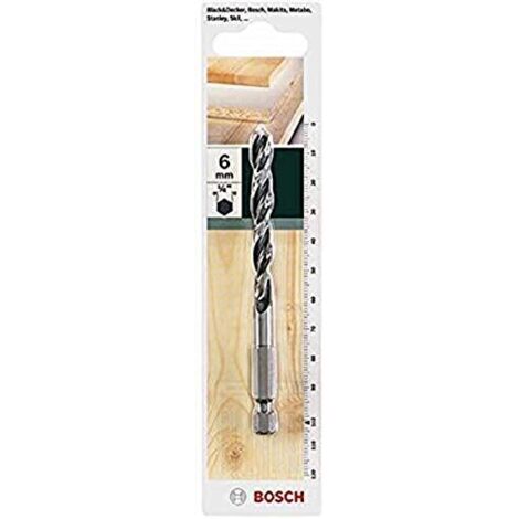 Bosch Accessori 2609255150 6 mm di diametro esagonale per punte da legno