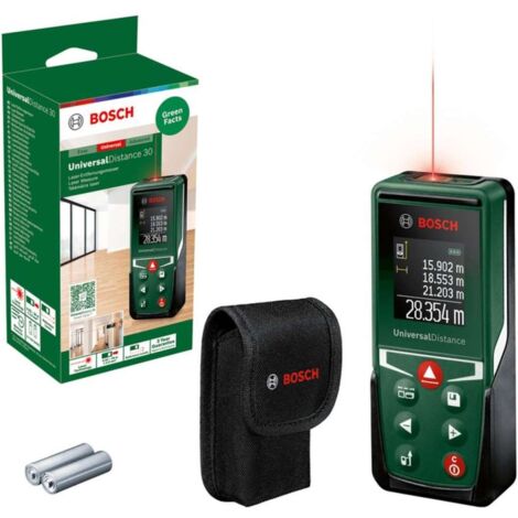 Bosch Accessori - Distanziometro laser, portata 30 m 0603672503