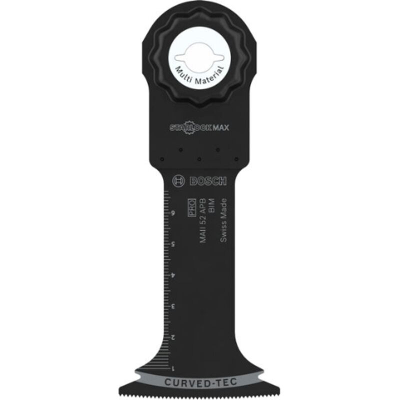 1 x Pro Multi Material maii 52 apb Lama multifunzionale (per legno con chiodi, sandwich di metallo, larghezza 52 mm, accessorio professionale) - Bosch