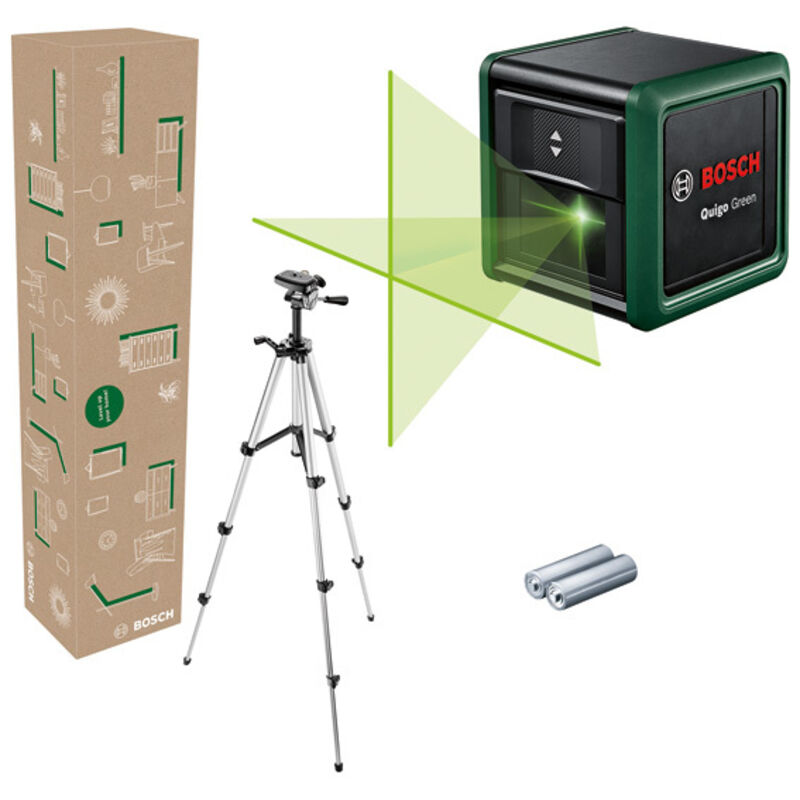 Bosch - Accessori - Laser a croce, portata 12 m, con treppiede 0603663CZ1