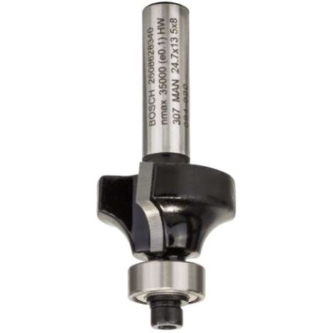 Bosch Accessori - Punta per fresa per legno, arrotondata, 24,7x53 mm 2608628340