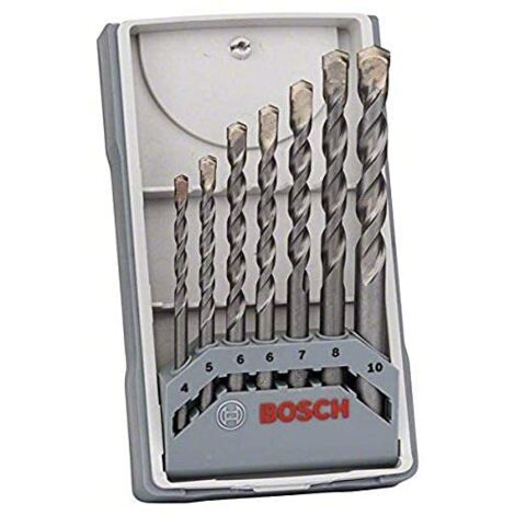 Bosch Accessori - Set da 7 punte da trapano per cemento 2607017082
