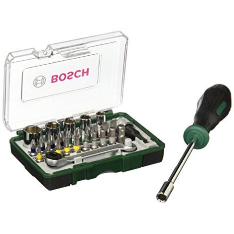 Bosch Accessori - set di 27 pezzi di bit e bussole 2607017331