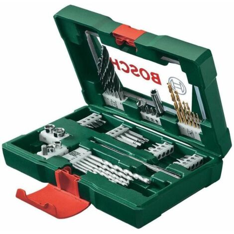 Bosch Accessori - Set di bit, punte e bussole per trapano da 48 pezzi 2607017314