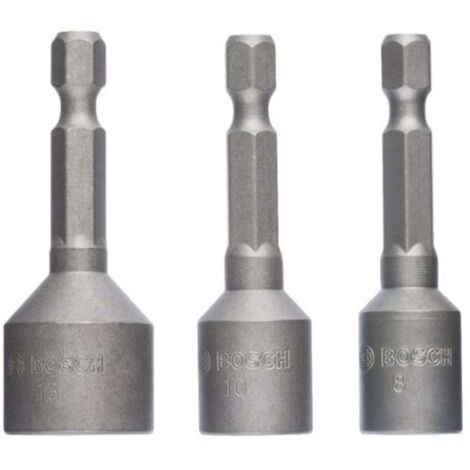 Bosch Accessori - Set di chiavi a bussola da 3 pezzi 2608551078