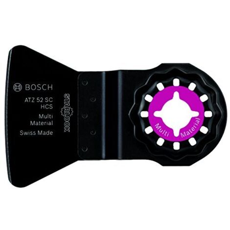 Bosch Accessories 1x Raschietto ATZ 52 SC (Raschiamento, per raschiare via la malta e l'adesivo per piastrelle, Larghezza 52 mm, accessori utensili multifunzione)