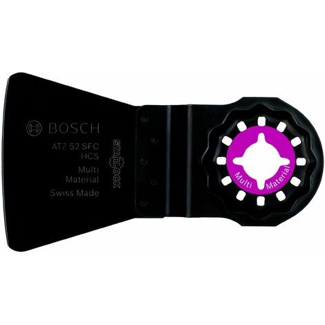 Bosch Accessories 1x Raschietto ATZ 52 SFC (Raschiamento, per raschiare i residui di silicone, adesivo, vernice, Larghezza 52 mm, accessori utensili multifunzione)