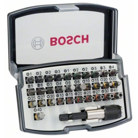 jeu embouts visseuse choc Torx® T15 T20 T25 T30 T40 Bosch 2608522322