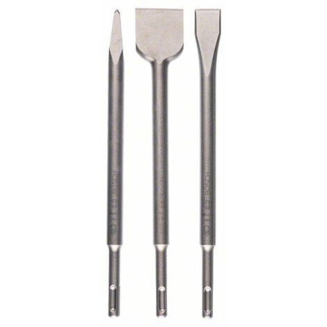 Bosch Accessories 2607019457 Promoline Meißel-Set 3teilig Gesamtlänge 250 mm SDS-Plus 1 Set