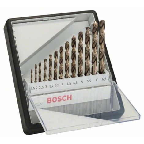 Bosch Accessories 2607019926 HSS Kit punte a spirale da metallo 13 parti 1.5 mm, 2 mm, 2.5 mm, 3 mm, 3.2 mm, 3.5 mm, 4
