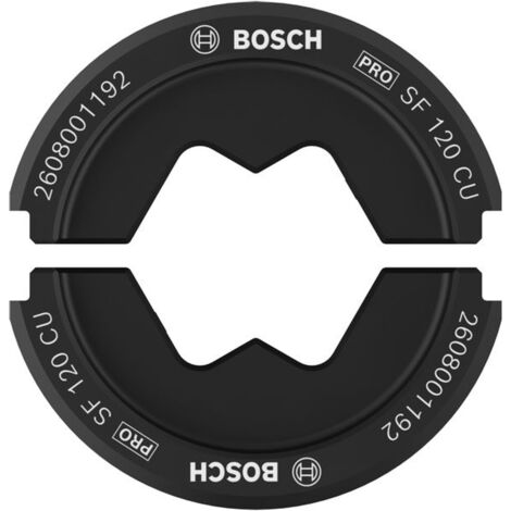 Bosch Accessories 2608001165 2608001165 Crimpeinsatz Rohrkabelschuhe, Rohrverbinder  120 bis 120 mm²