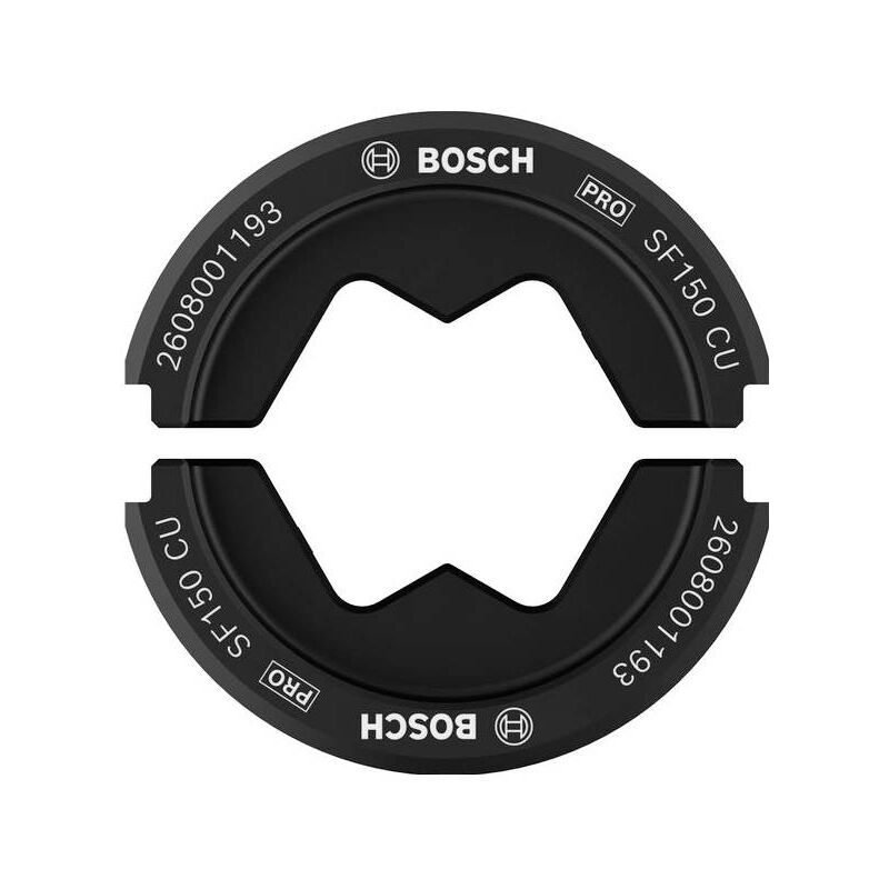 Bosch - Accessories 2608001166 2608001166 Matrice à sertir pour cosses tubulaires, pour connecteur tubulaire 150 à 150 mm² Y436343