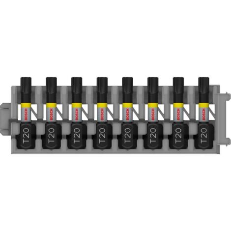 Bosch Professional 8 Pz. Di Bit Di Avvitamento (Impact Control, T/PZ/PH Bits, Lunghezza 25 Mm, Pick And Click, Accessorio Avvitatore A Impulsi - 10