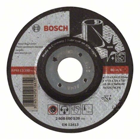 Bosch Accessories  2608600539 Schruppscheibe gekröpft 115 mm 1 St. Stahl