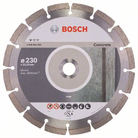 Bosch Diamanttrennscheibe Standard for Concrete 230x 22,23 x 2,3 x 10mm 1er-Pack