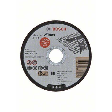BOSCH Disque à tronçonner standard for INOX