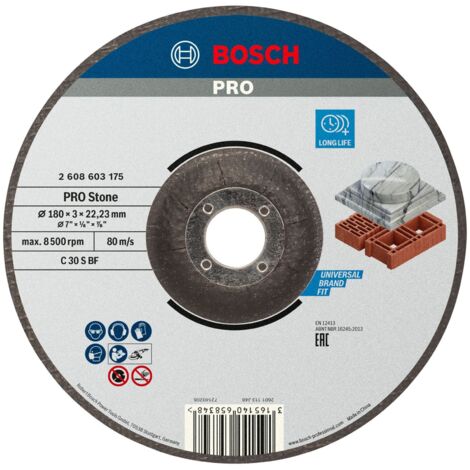 BOSCH ACCESSORIES 2608603175 2608603175 DISQUE À TRONÇONNER À MOYEU DÉPORTÉ 180 MM 1 PC(S)