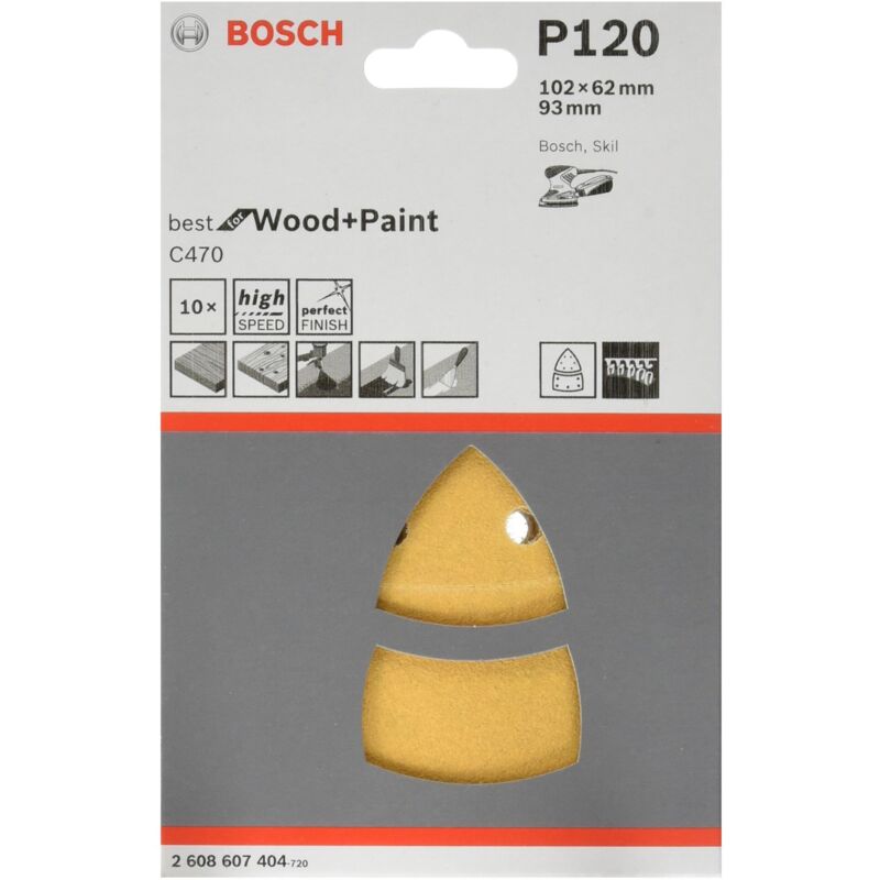 Carta Vetrata 10262.93 Rw Psm 160 G120 10 Pz. - B 2608607404