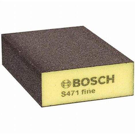 Bosch Accessories 2608608226 Spugna abrasiva S471 Best for Flat and Edge, 68 x 97 x 27 mm, fine 1 pz.